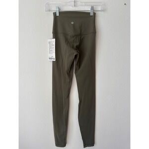 Lululemon Align High-Rise Pant 28 Army Green Nulu Yoga Leggings LW5DITS ARMG 2